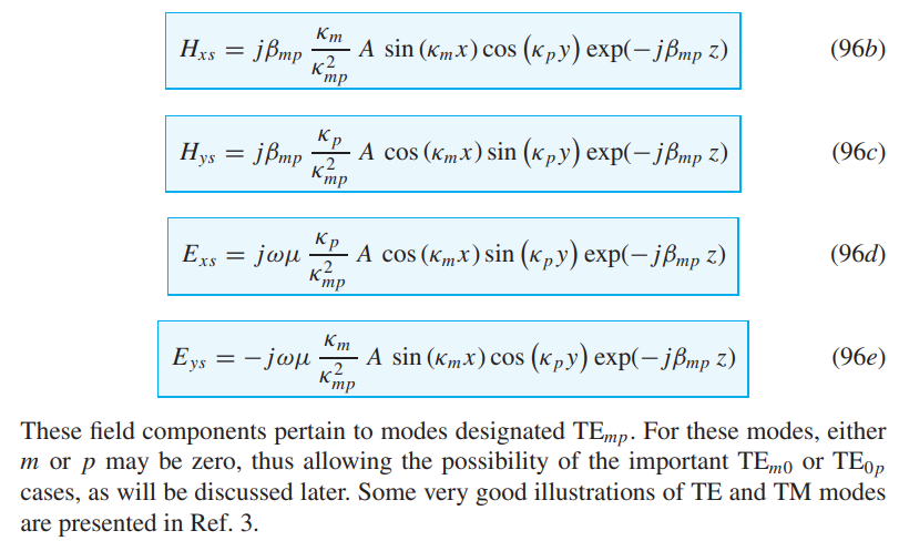 TE Wave Components