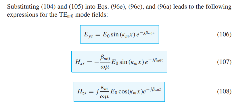 TEm0 Wave Components