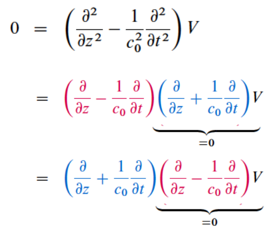 one way wave quation decomposition